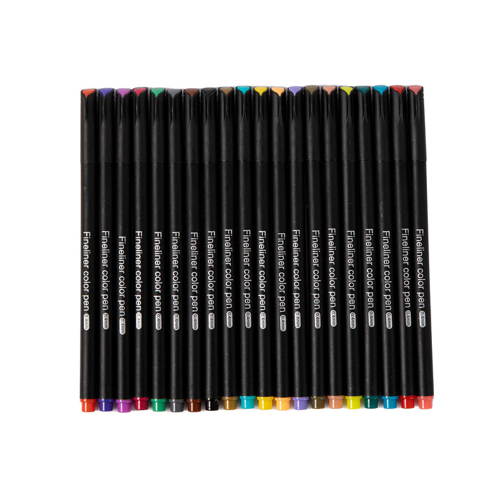 Fineliner Pen - Set of 36 - Bright Color