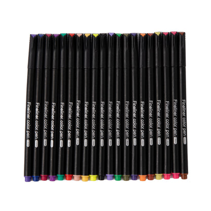 Fineliner Pen - Set of 48 - Bright Color