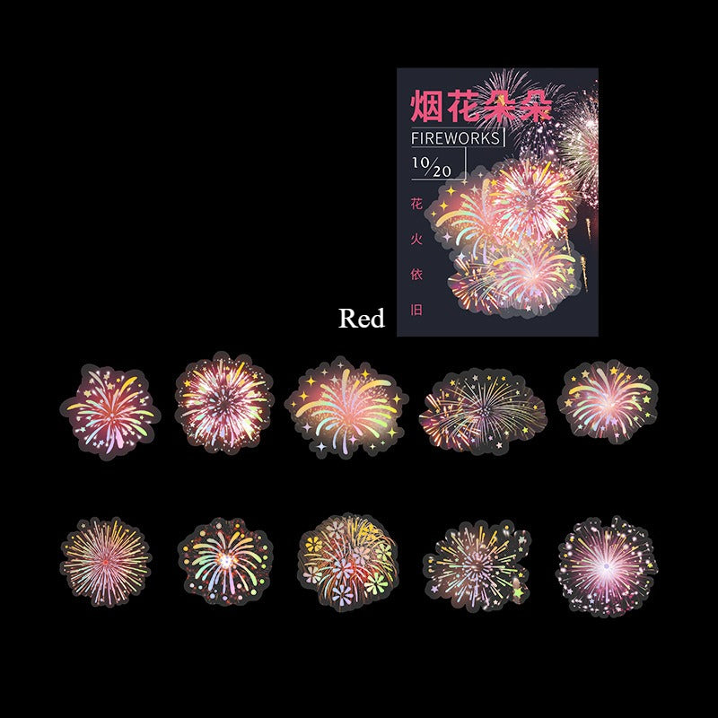 Fireworks Stickers - Blooming Fireworks