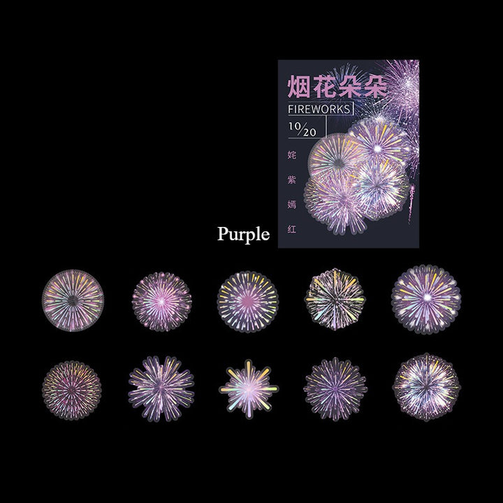 Fireworks Stickers - Blooming Fireworks