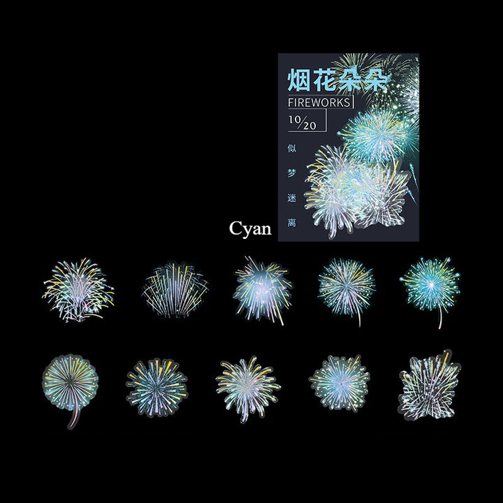 Fireworks Stickers - Blooming Fireworks