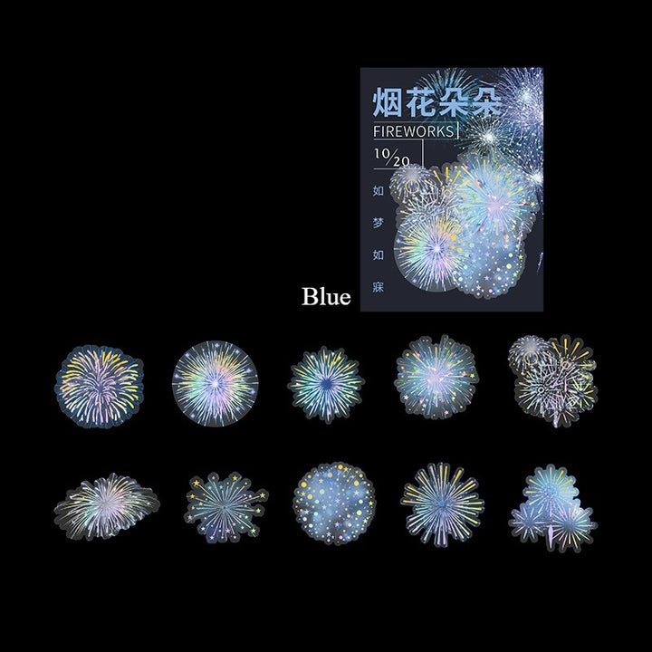 Fireworks Stickers - Blooming Fireworks