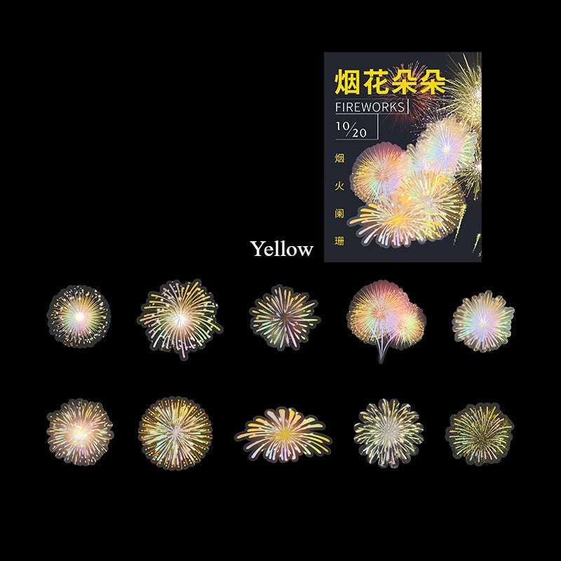 Fireworks Stickers - Blooming Fireworks
