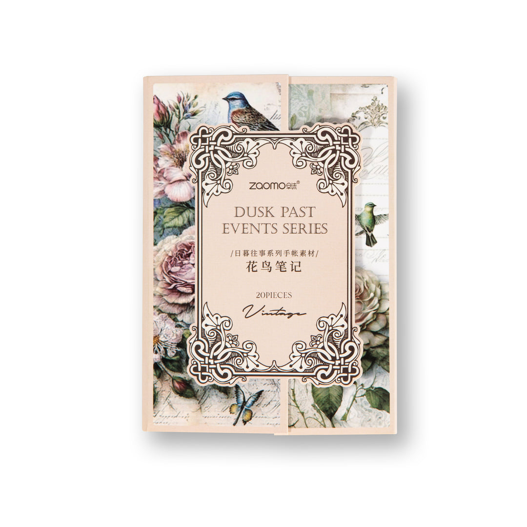 Floral Notes Scrapbook Paper Pad - 20 Sheets