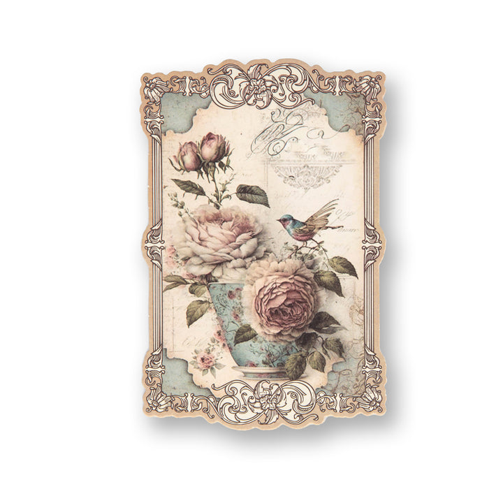 Floral Notes Scrapbook Paper Pad - 20 Sheets