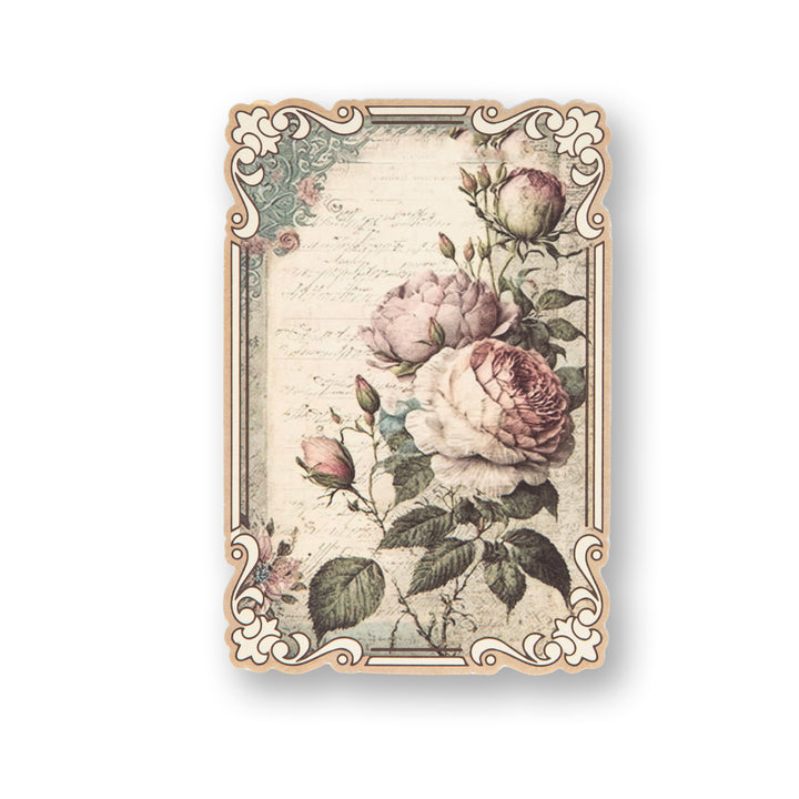 Floral Notes Scrapbook Paper Pad - 20 Sheets