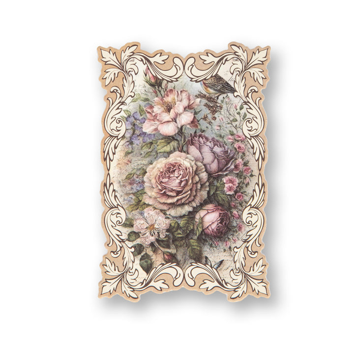 Floral Notes Scrapbook Paper Pad - 20 Sheets
