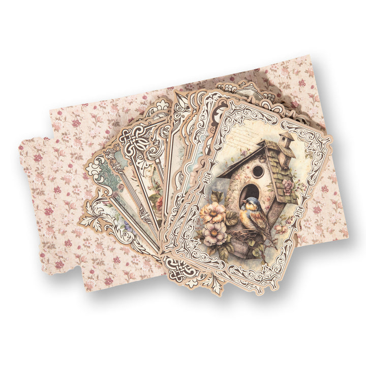 Floral Notes Scrapbook Paper Pad - 20 Sheets