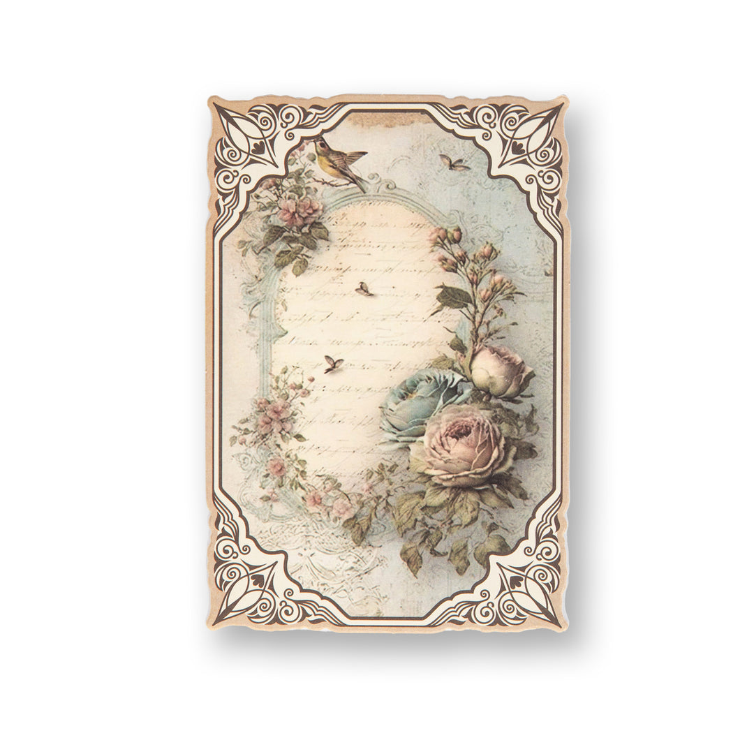 Floral Notes Scrapbook Paper Pad - 20 Sheets