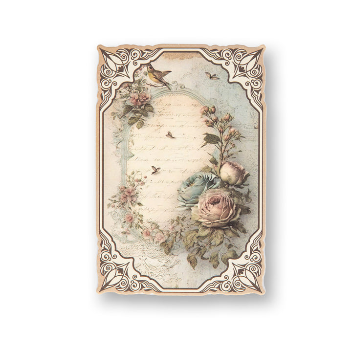 Floral Notes Scrapbook Paper Pad - 20 Sheets