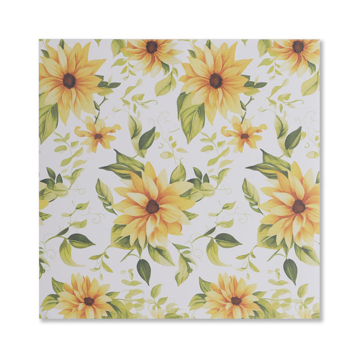 Flower In The Sunshine Scrapbook Paper - 12 Sheets