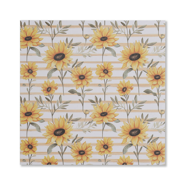 Flower In The Sunshine Scrapbook Paper - 12 Sheets