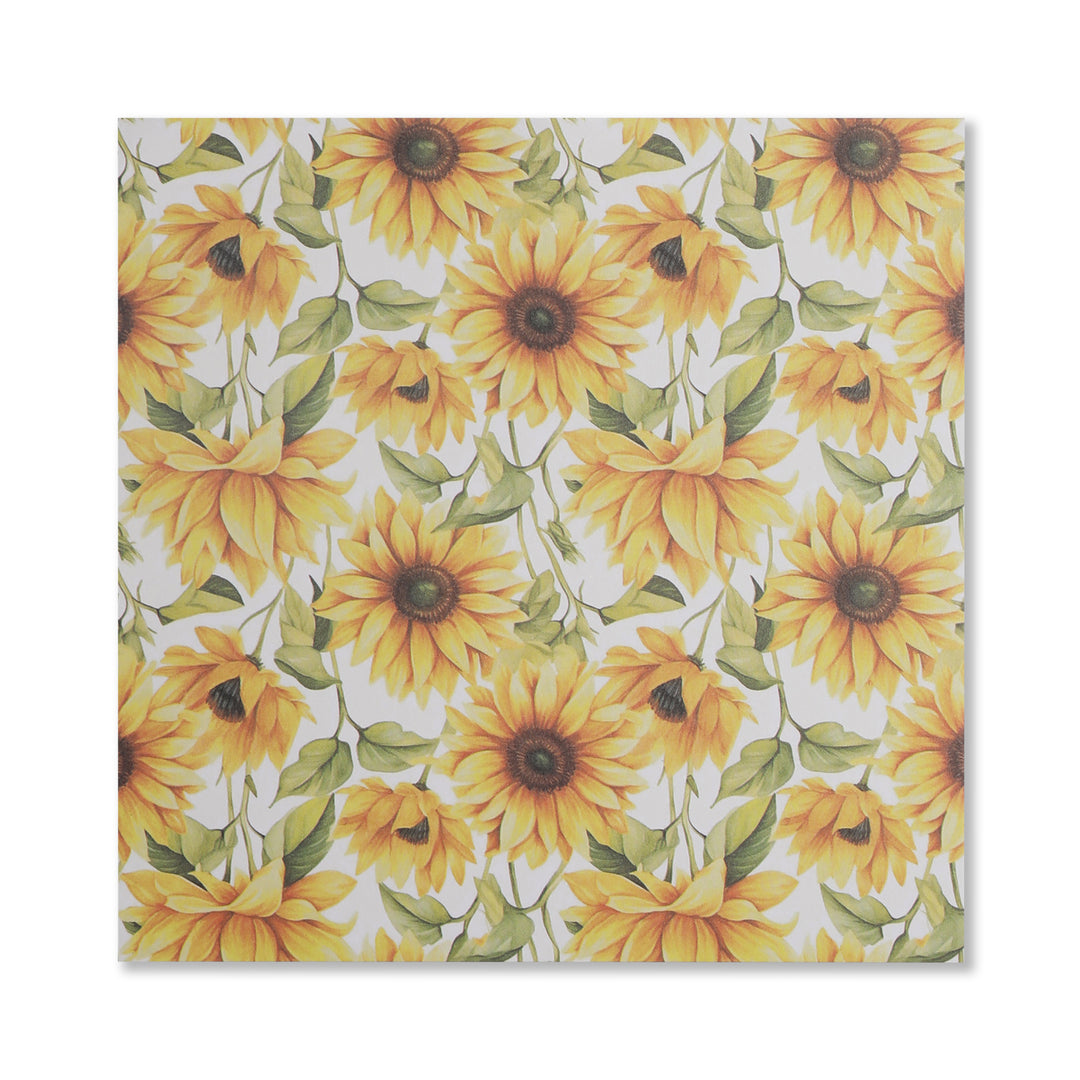 Flower In The Sunshine Scrapbook Paper - 12 Sheets