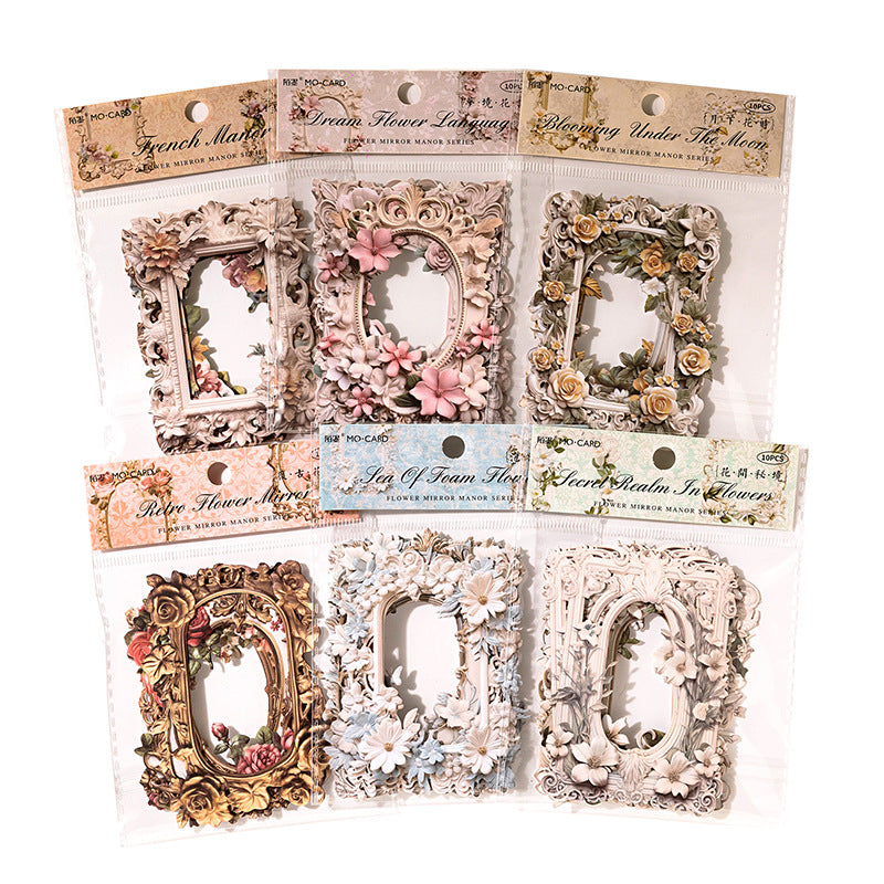Flower Mirror Manor Scrapbook Paper - 60 Sheets