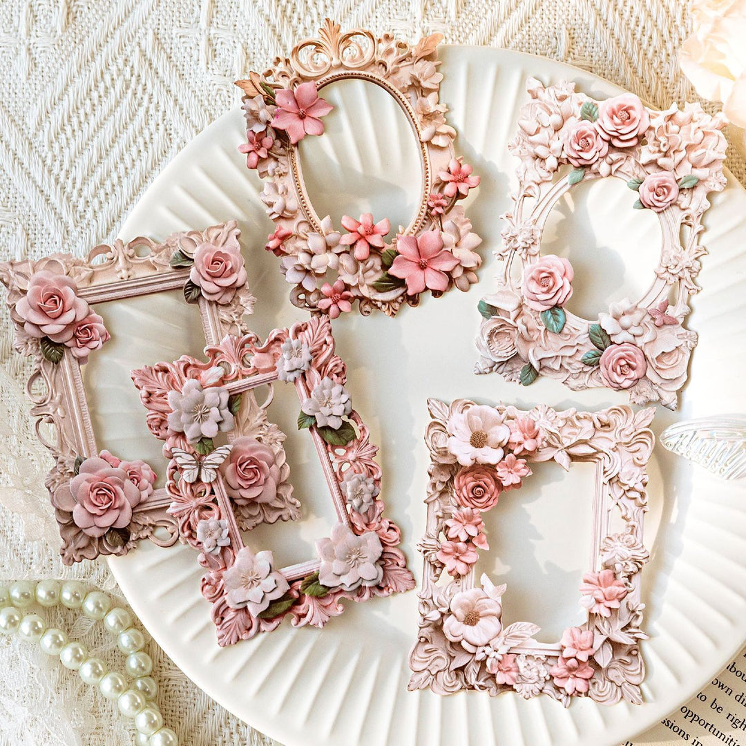 Flower Mirror Manor Scrapbook Paper - 60 Sheets