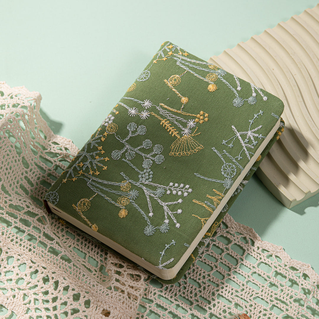 Flower & Tree Lined & Blank Notebook - A6 - Branch