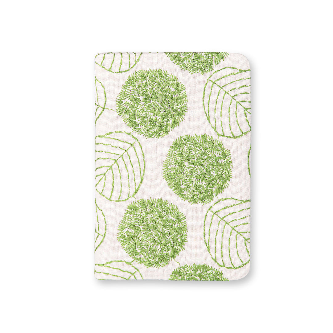 Flower & Tree Lined & Blank Notebook - A6 - White
