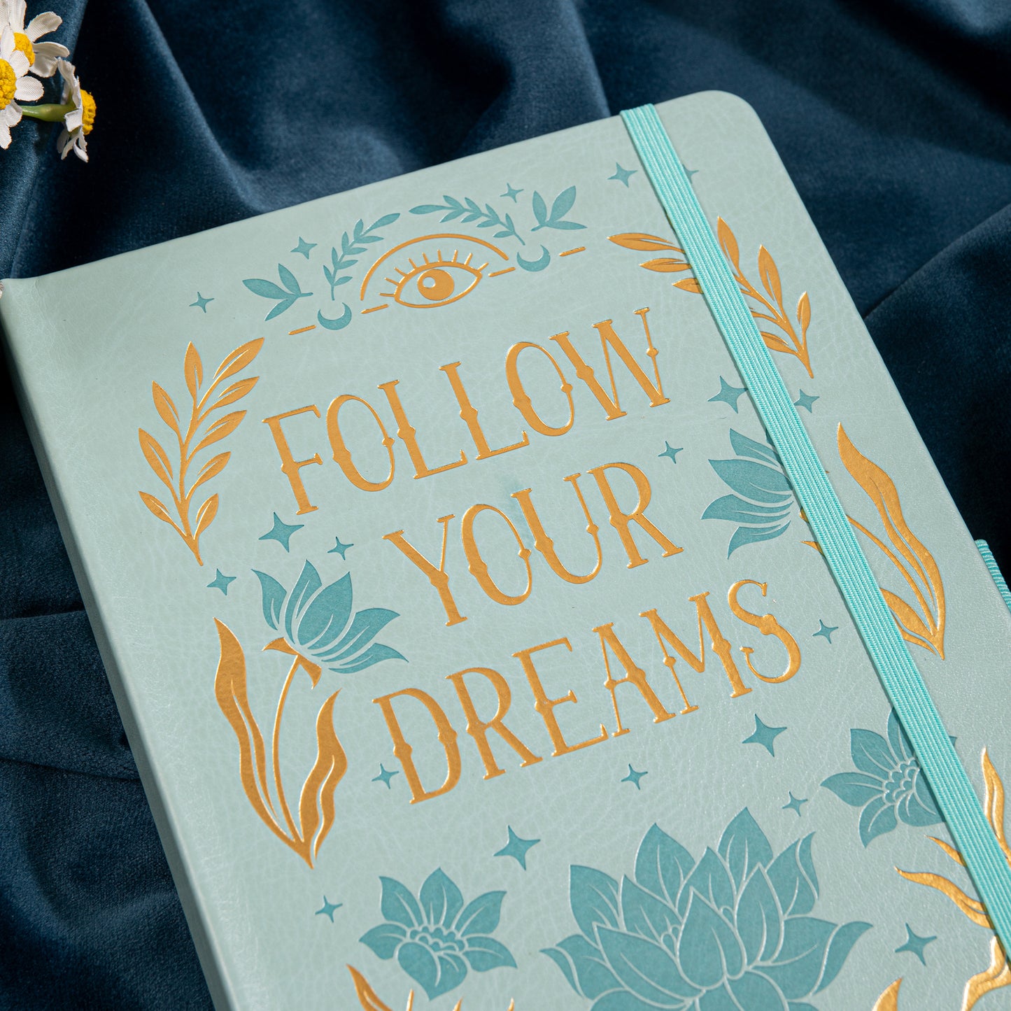 Follow Your Dreams Notebook - A5 - Lined - Blue