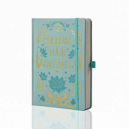 Follow Your Dreams Notebook - A5 - Lined - Blue