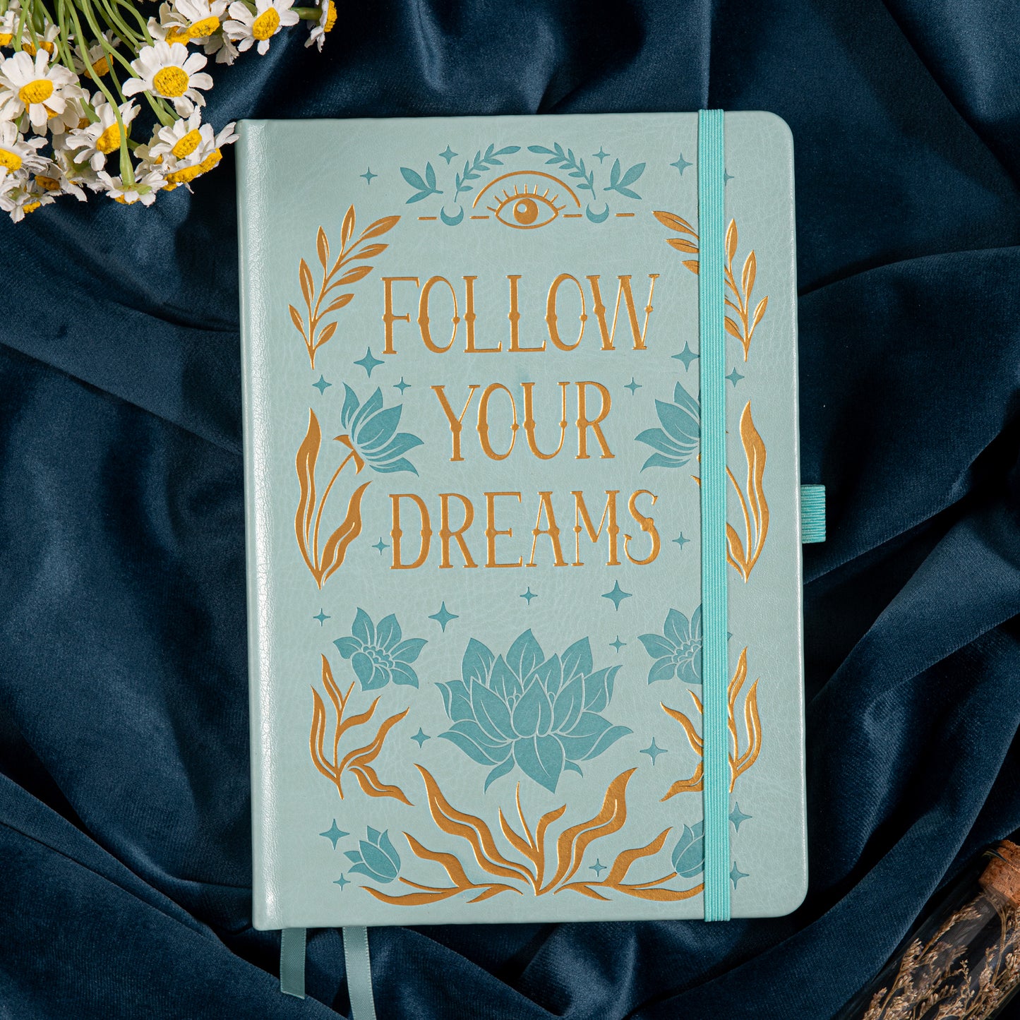 Follow Your Dreams Notebook - A5 - Lined - Blue