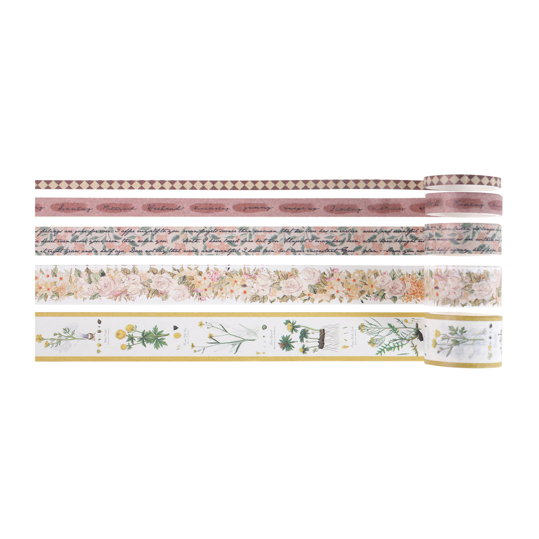 Forest Dreamscape Washi Tape - Forest Old Stories - Set of 20