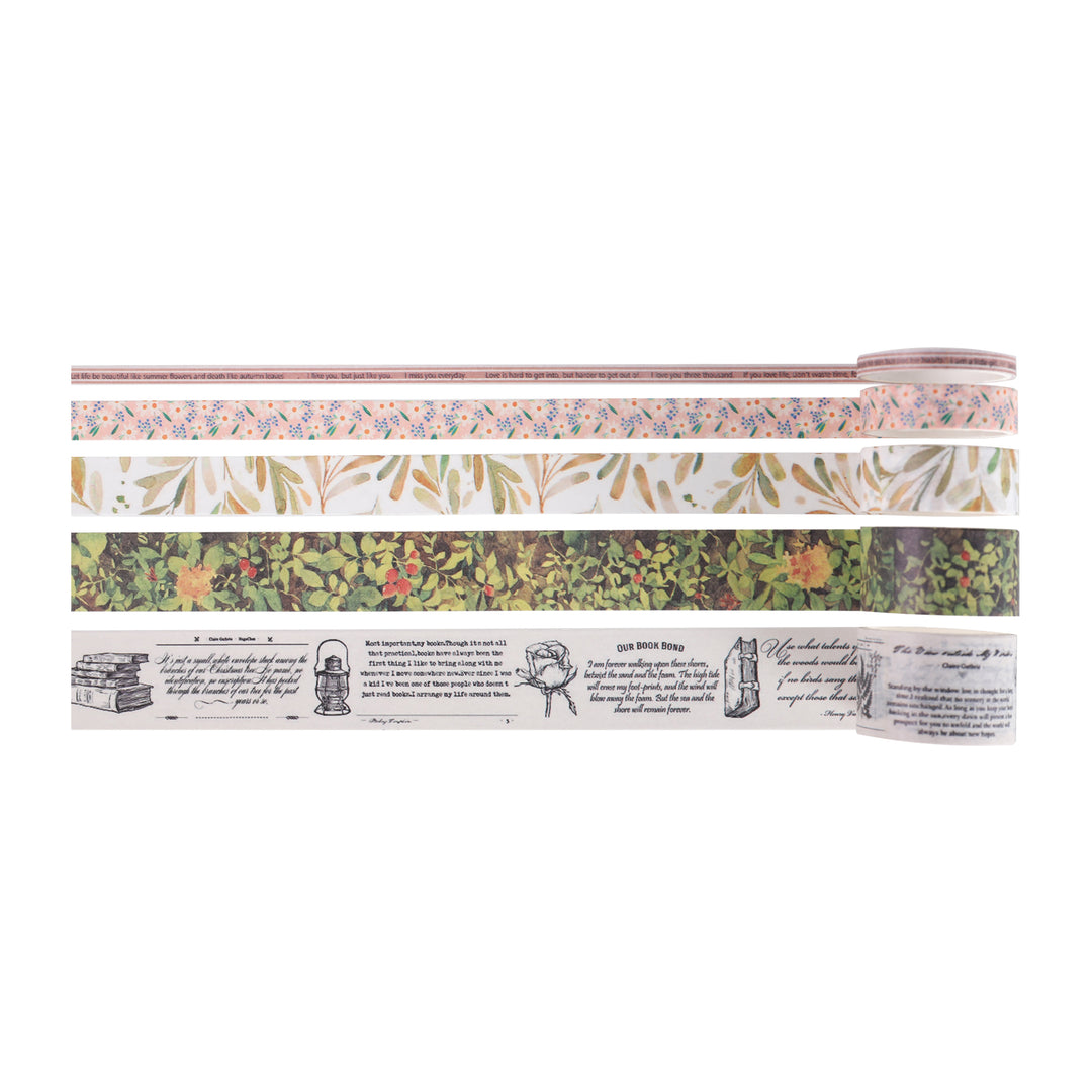 Forest Dreamscape Washi Tape - Forest Old Stories - Set of 20