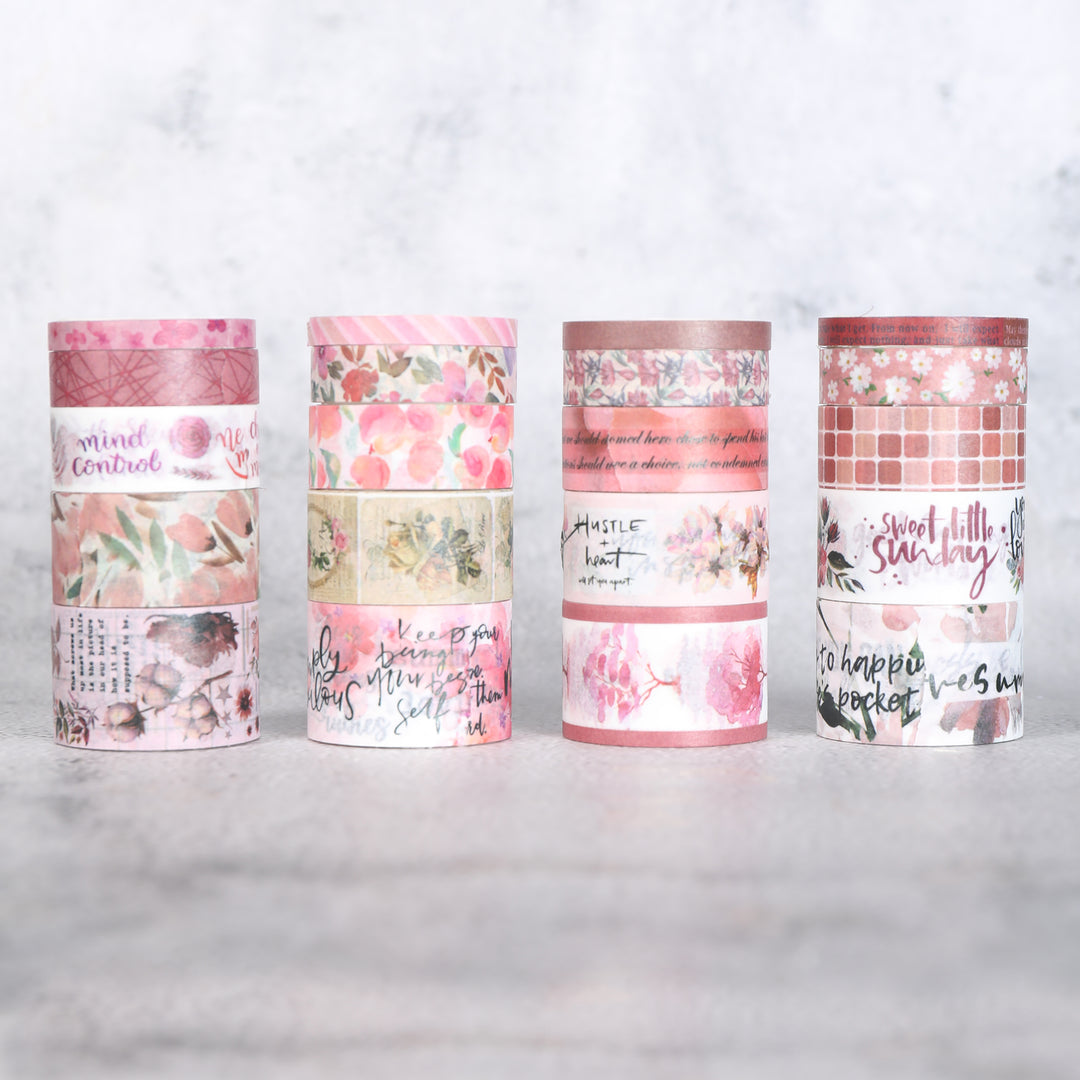 Forest Dreamscape Washi Tape - Pink Memories - Set of 20