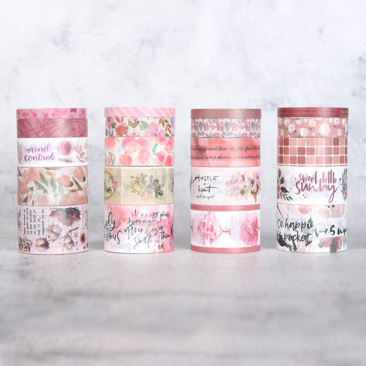 Forest Dreamscape Washi Tape - Pink Memories - Set of 20