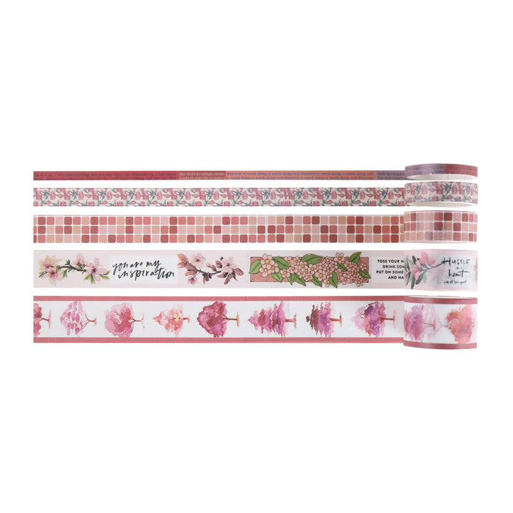 Forest Dreamscape Washi Tape - Pink Memories - Set of 20