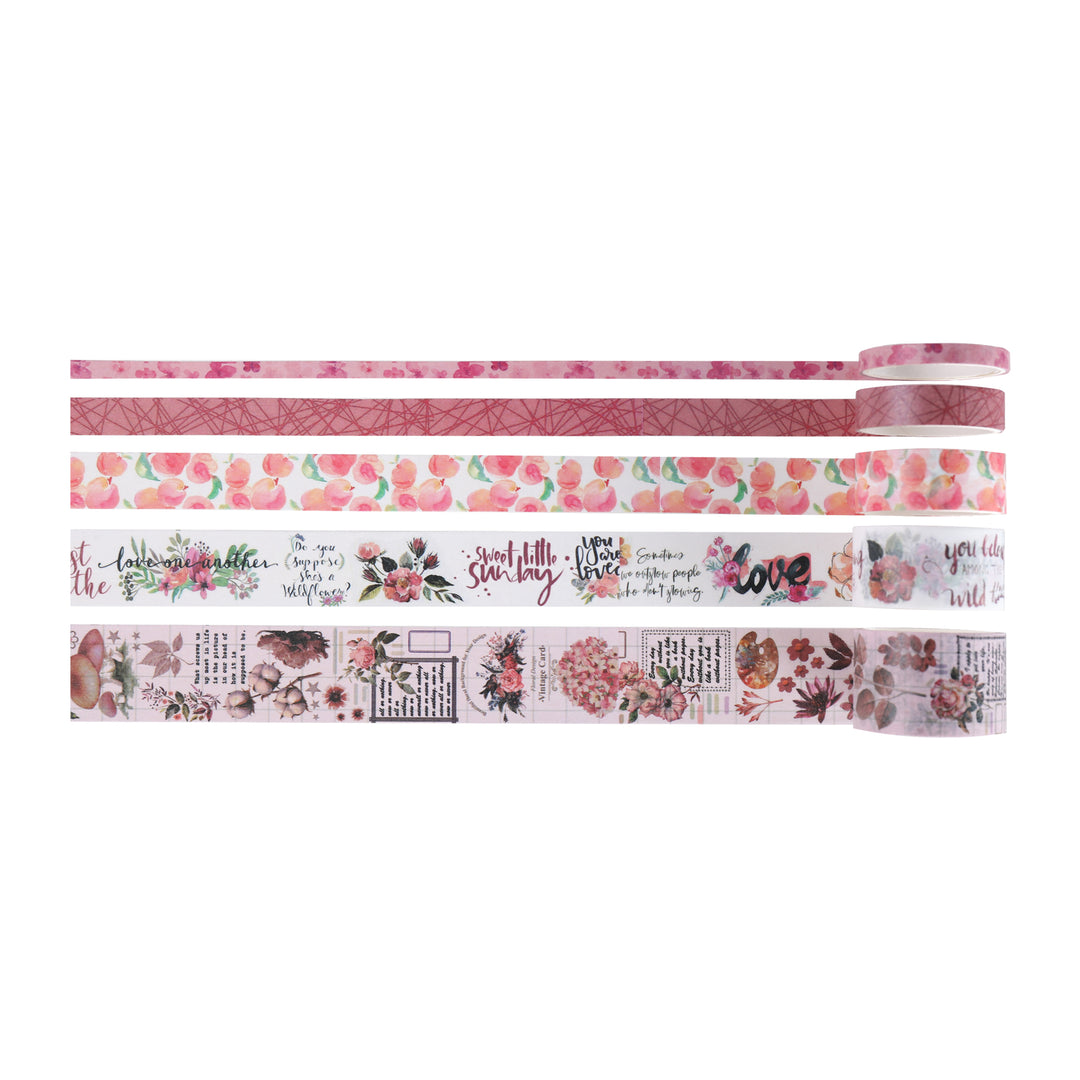 Forest Dreamscape Washi Tape - Pink Memories - Set of 20