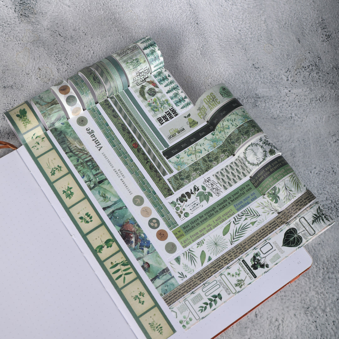 Forest Dreamscape Washi Tape - Plant Stories - Set of 20