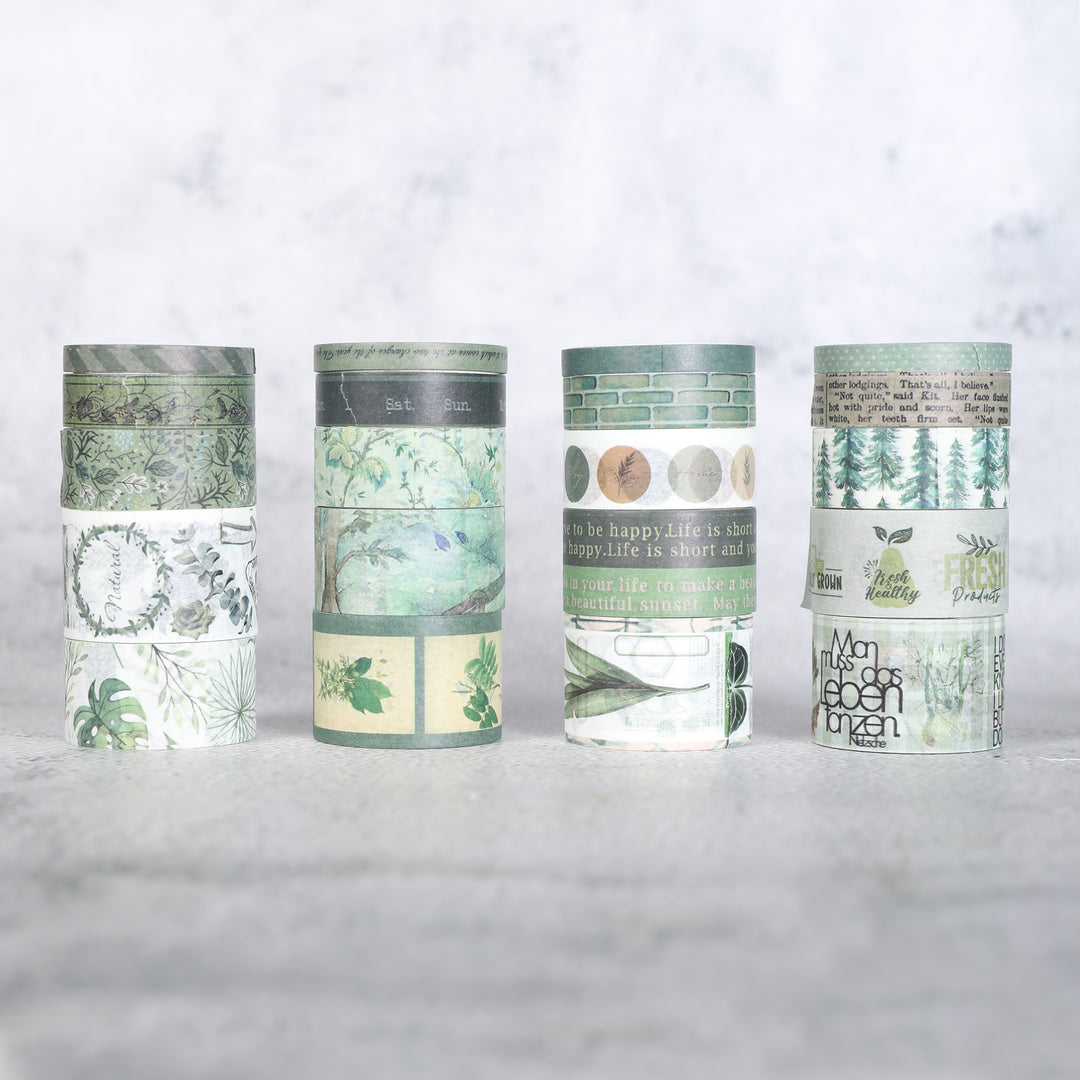 Forest Dreamscape Washi Tape - Plant Stories - Set of 20