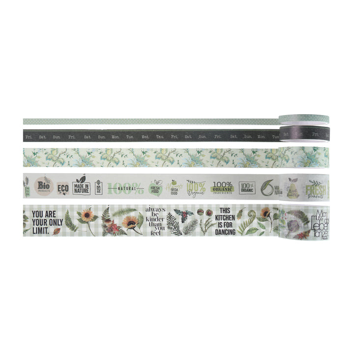 Forest Dreamscape Washi Tape - Plant Stories - Set of 20
