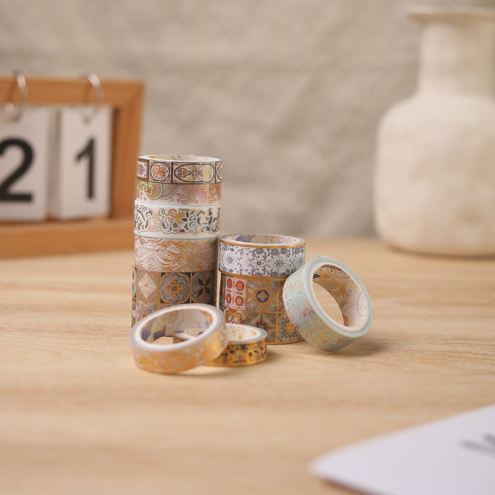 Golden Melody Washi Tape - Set of 10