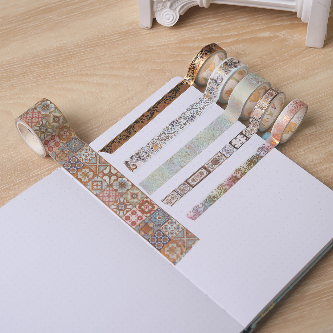 Golden Melody Washi Tape - Set of 10