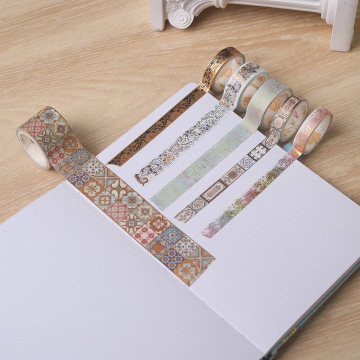 Golden Melody Washi Tape - Set of 10