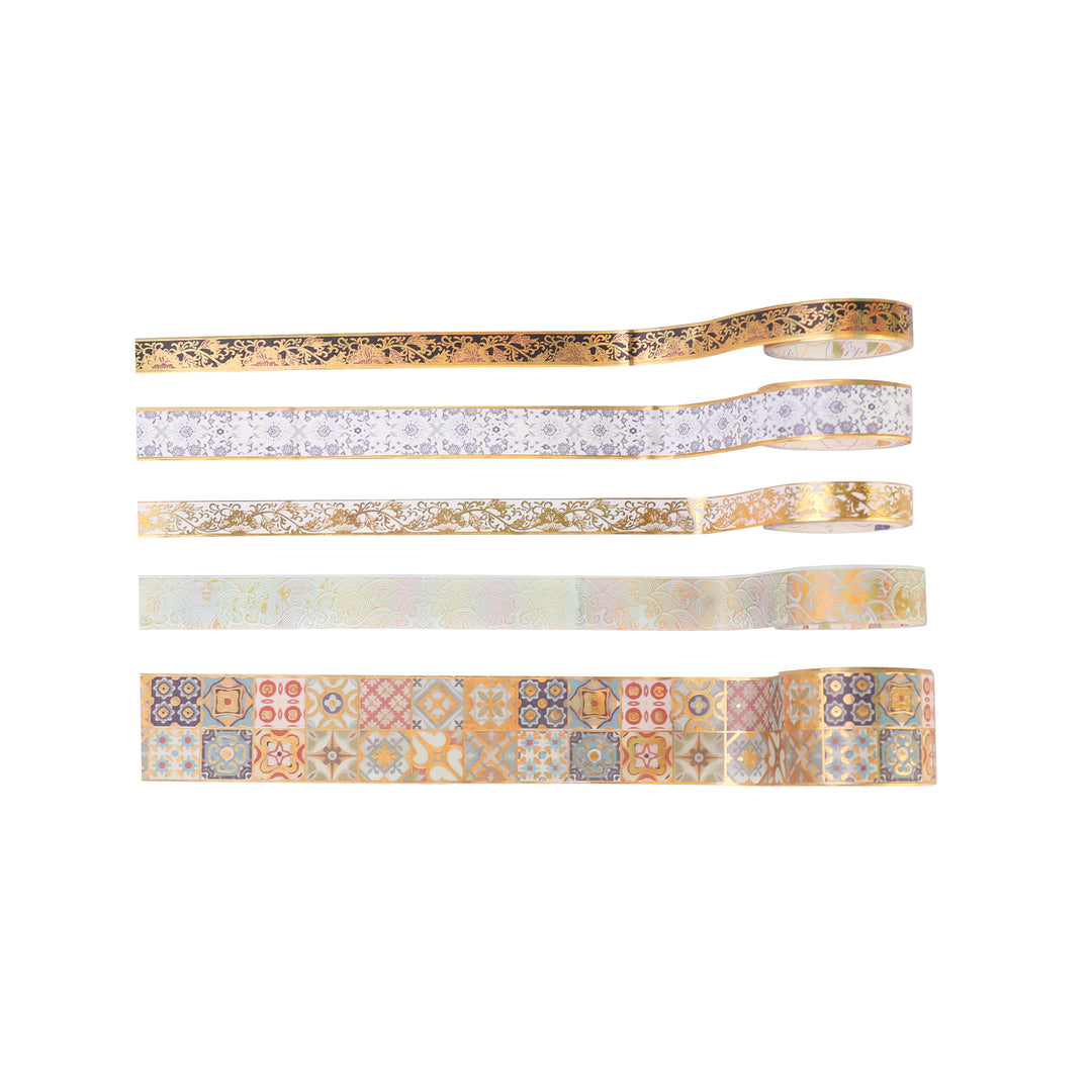 Golden Melody Washi Tape - Set of 10