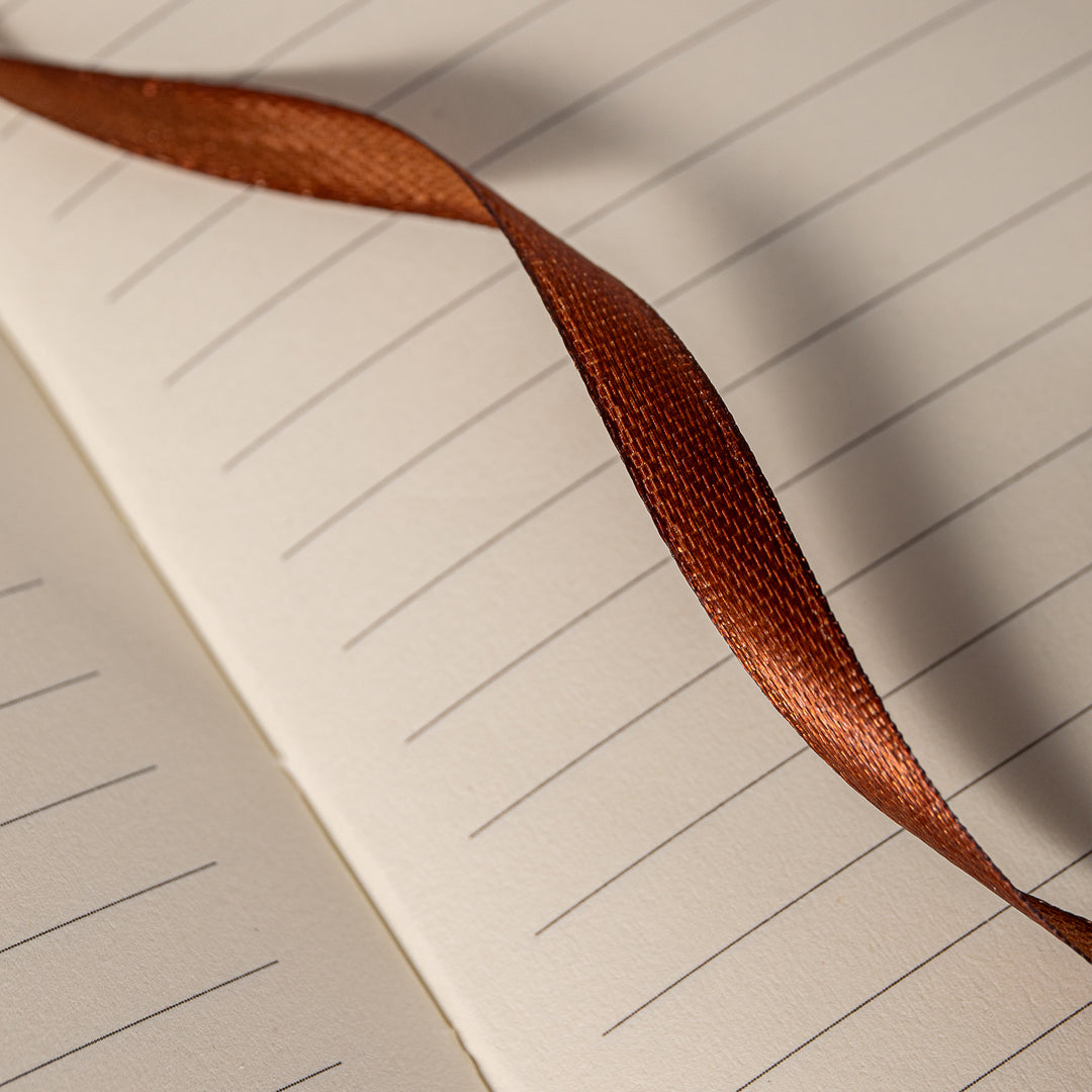 Green Daisy Lined & Blank Notebook - A6