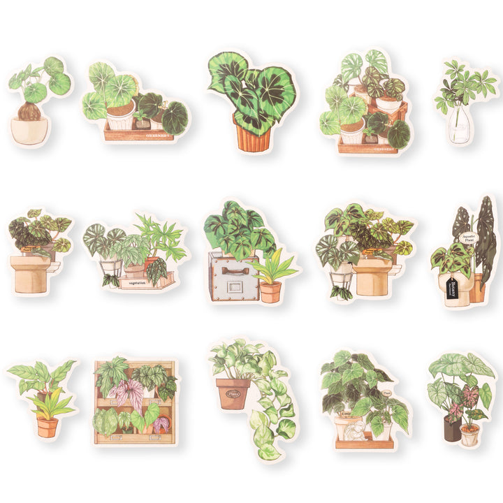 Green Plant Research Centre Stickers - 120 Pcs
