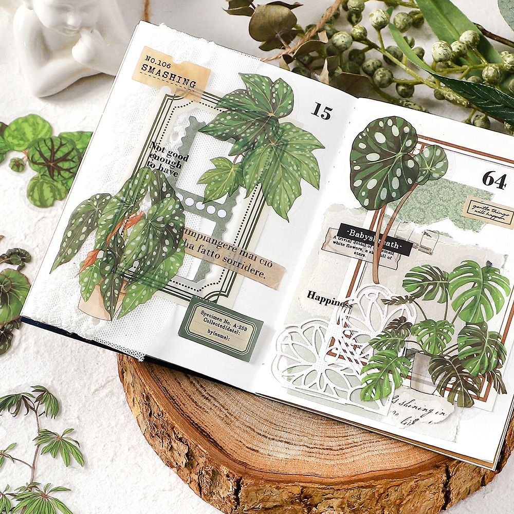 Green Plant Research Centre Stickers - 120 Pcs
