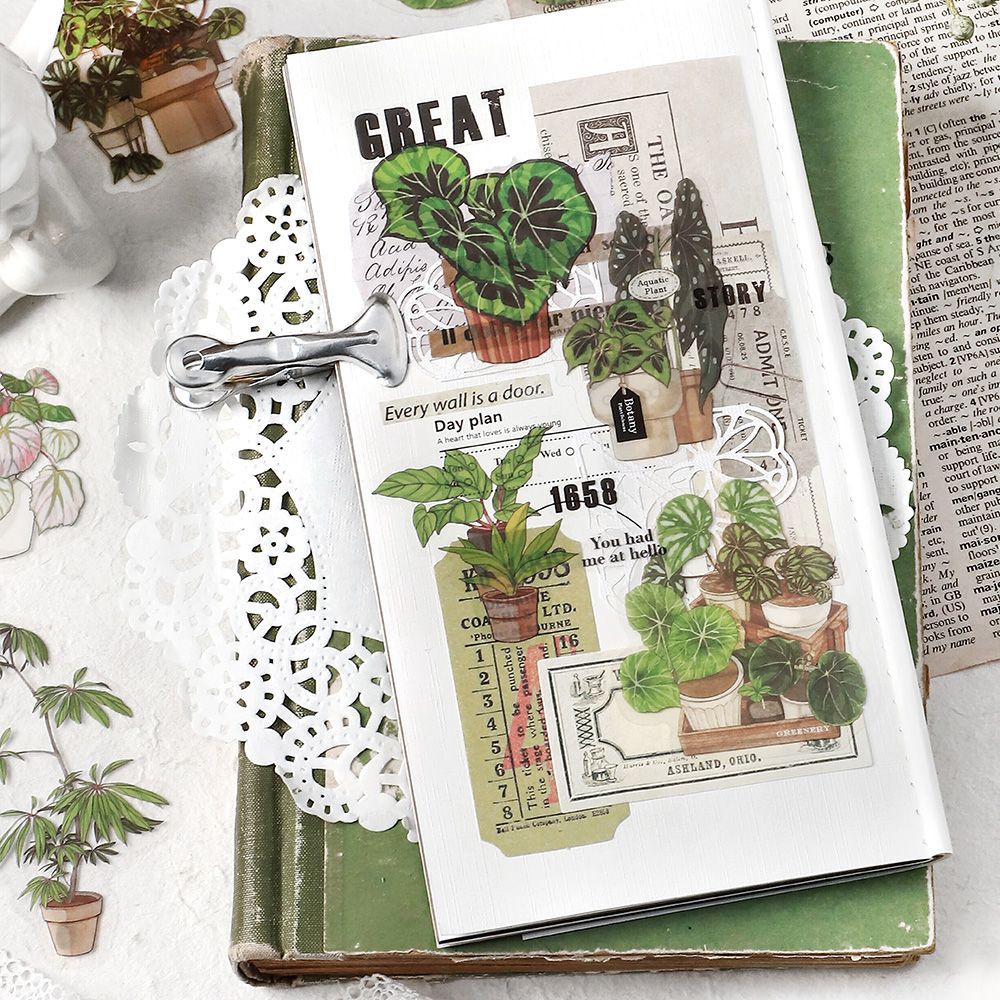 Green Plant Research Centre Stickers - 120 Pcs