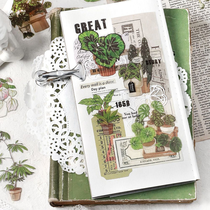Green Plant Research Centre Stickers - 120 Pcs