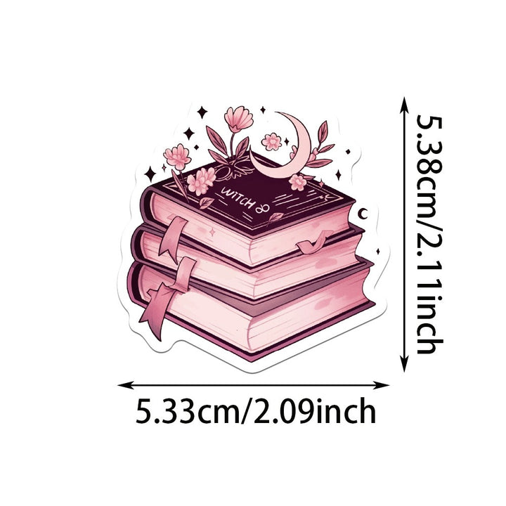 Halloween Magic Bookish Witch Ⅰ Stickers - 50 Pcs