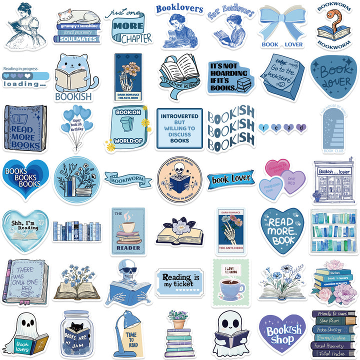 Halloween Magic Bookish Witch Ⅳ Stickers - 50 Pcs