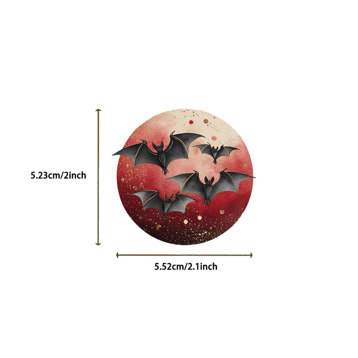 Halloween Watercolor Gothic PET Stickers - 50 Pcs