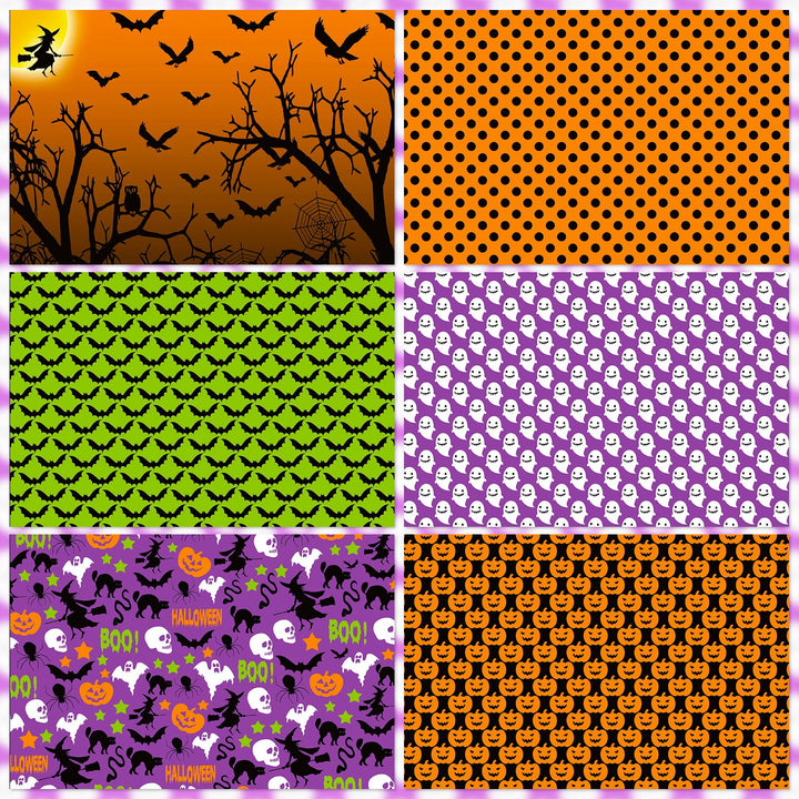 Halloween Ⅲ Scrapbook Paper - 12 Sheets