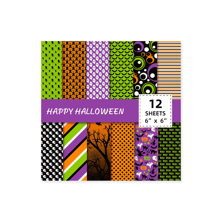 Halloween Ⅲ Scrapbook Paper - 12 Sheets