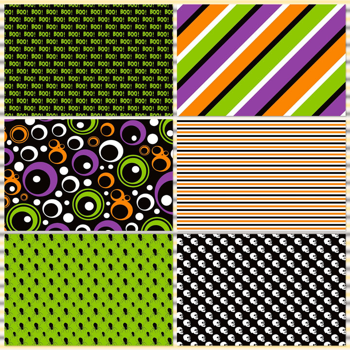 Halloween Ⅲ Scrapbook Paper - 12 Sheets