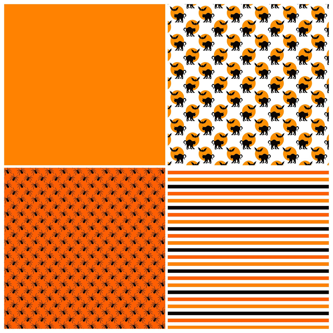 Halloween Ⅳ Scrapbook Paper - 12 Sheets
