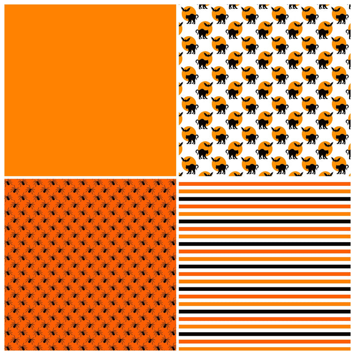 Halloween Ⅳ Scrapbook Paper - 12 Sheets